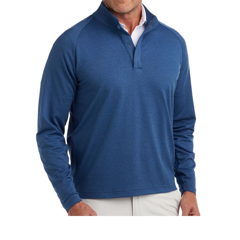 Holderness &amp; Bourne The Payne Sweater Heathered North Sea