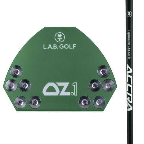 L.A.B. Golf OZ.1 Putter - ACCRA Black Shaft Right 35" Green