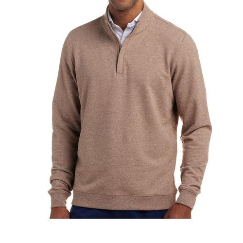 Holderness & Bourne The Harper 1/4 Zip Sweater Heathered Fescue
