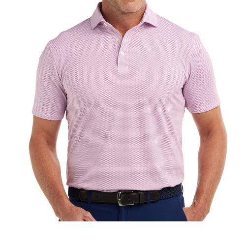 Holderness & Bourne The Carson Polo White Vintage Claret