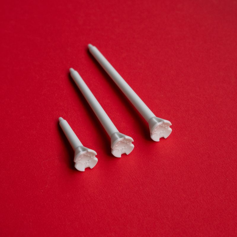 Tee The North Canada Plastic Golf Tees - 3 1/4" - Red/White Mix (50pk)