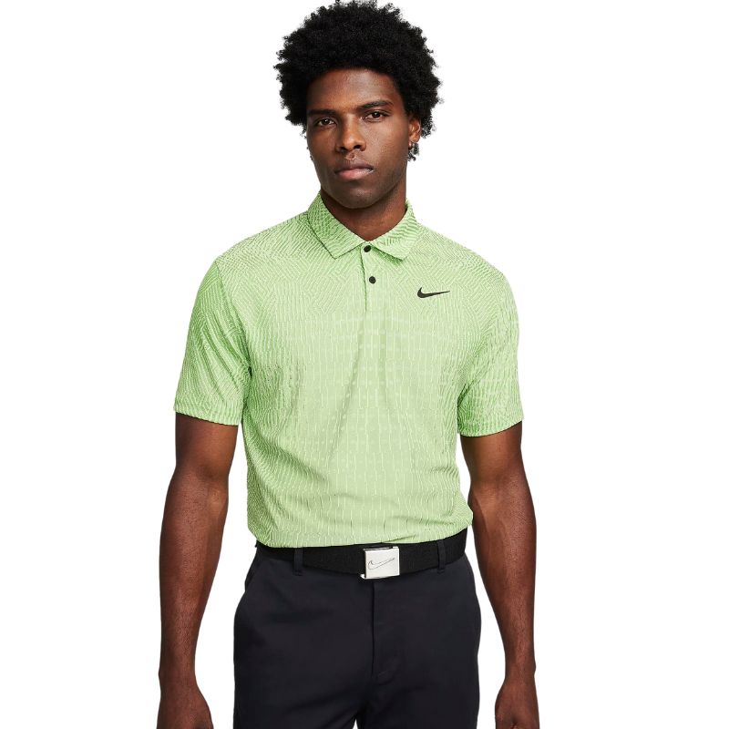 Nike Tour Dri-FIT ADV Golf Polo Men&#39;s Shirt Nike Honeydew/Chlorophyll/Black MEDIUM 