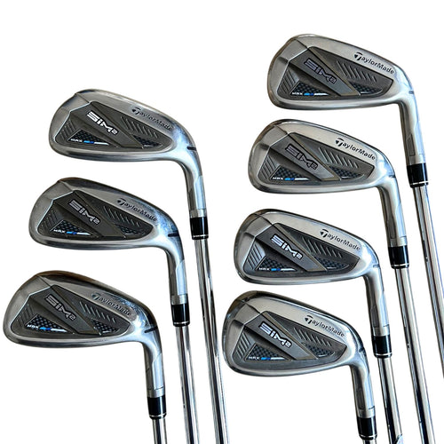 TaylorMade SIM2 Max Iron Set - 5-PW, AW - Steel - Used Right Regular Steel - KBS MAX 85 MT