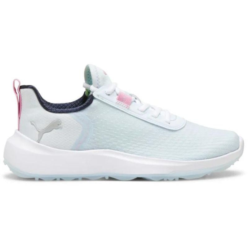 Puma Women&#39;s FUSION Crush Sport Golf Shoes Women&#39;s Shoes Puma Blue/Pink Icing Medium 6