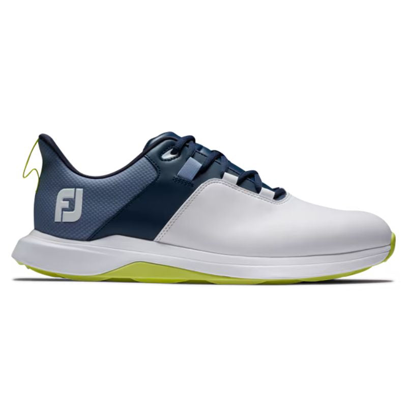 FootJoy ProLite Golf Shoe Men&#39;s Shoes Footjoy White/Navy/Lime Medium 8