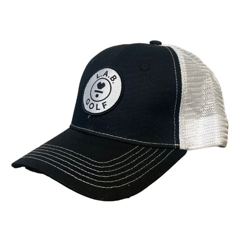 L.A.B. Golf Trucker Snapback Hat Hat L.A.B Golf Black OSFA 