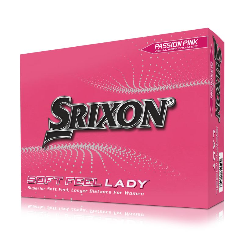 Srixon Women&#39;s Soft Feel Golf Ball Golf Balls Srixon Passion Pink  