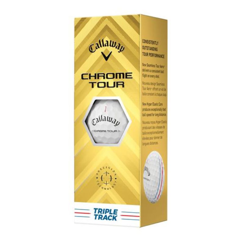 Callaway Chrome Tour Triple Track Golf Balls - Buy 3dz Get 4th Free (In stock &amp; ready to ship) Golf Balls Callaway   