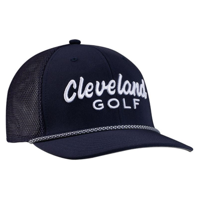 Cleveland Rope Trucker Hat Hat Cleveland Navy OSFA 