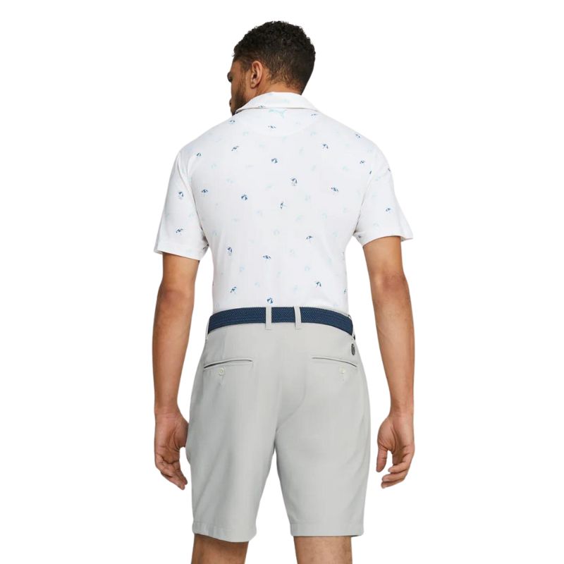 PUMA AP CLOUDSPUN Dancing Umbrellas Golf Polo Men&#39;s Shirt Puma   