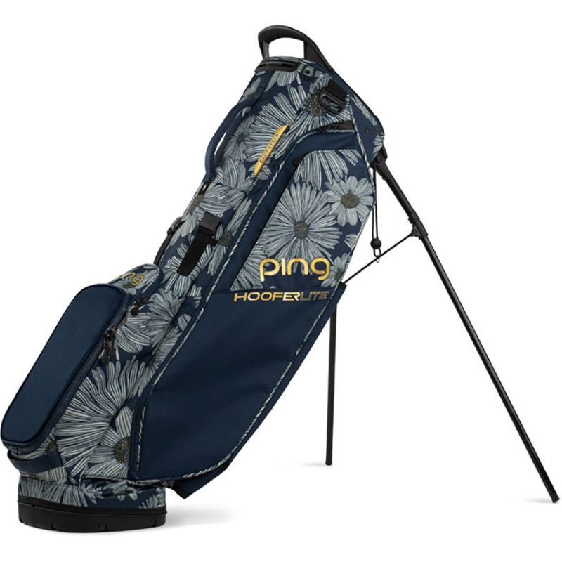 PING 2023 Hoofer Lite Stand Bag Stand Bag Ping Blue Floral  