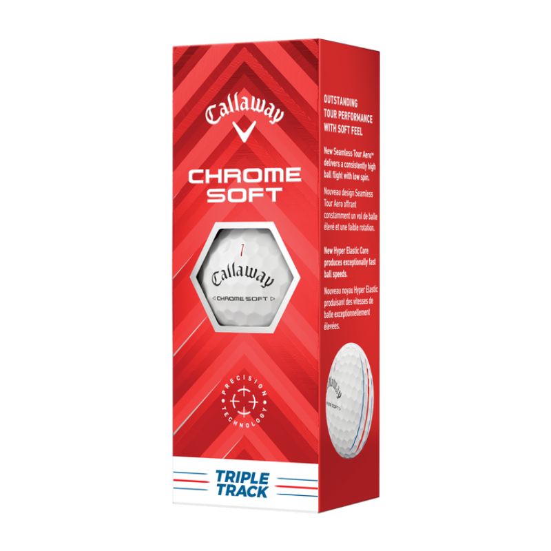 Callaway Chrome Soft Triple Track Golf Balls - Buy 3dz Get 4th Free (In stock &amp; ready to ship) Golf Balls Callaway   