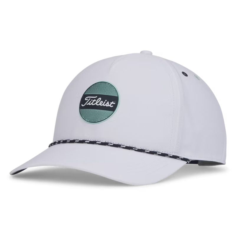 Titleist Boardwalk Rope Hat Hat Titleist White/Navy/Sea Glass OSFA 
