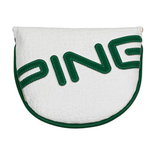 PING Heritage Putter Headcover - Mallet Headcover Ping White/Green  