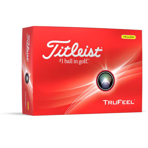 Titleist TruFeel Golf Balls Golf Balls Titleist Yellow  