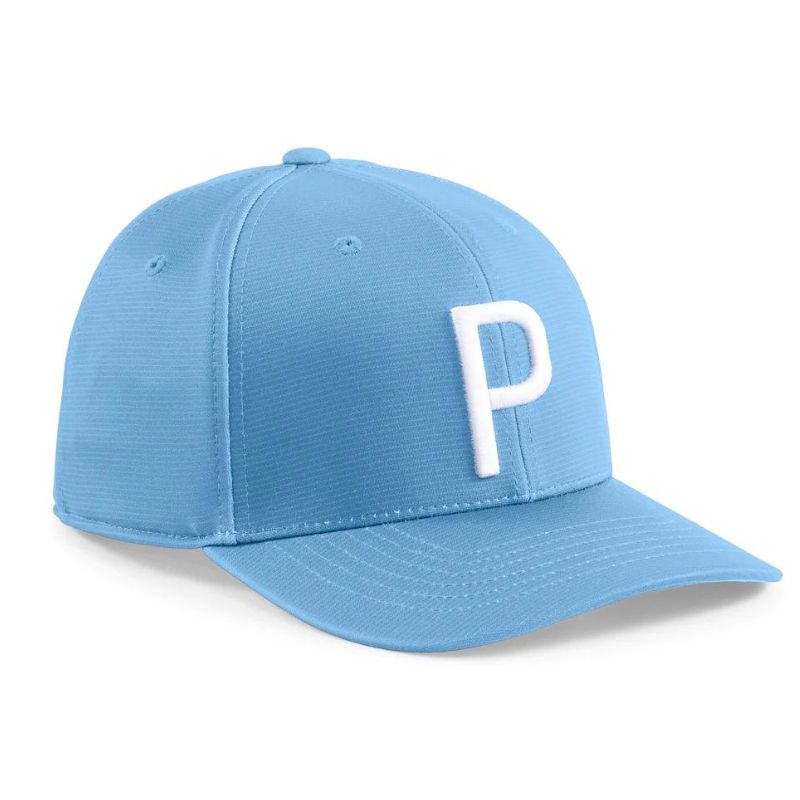 Puma P Adjustable Cap Hat Puma Regal Blue/White Glow OSFA 