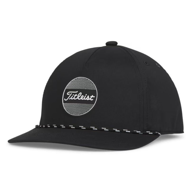 Titleist Boardwalk Rope Hat Hat Titleist Black/White OSFA 