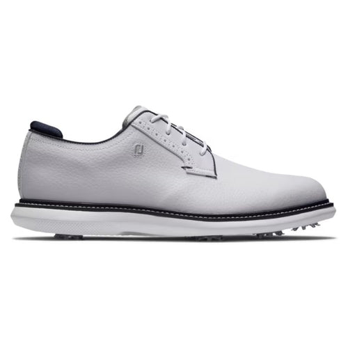 FootJoy Traditions Blucher Golf Shoe Men's Shoes Footjoy White Medium 8