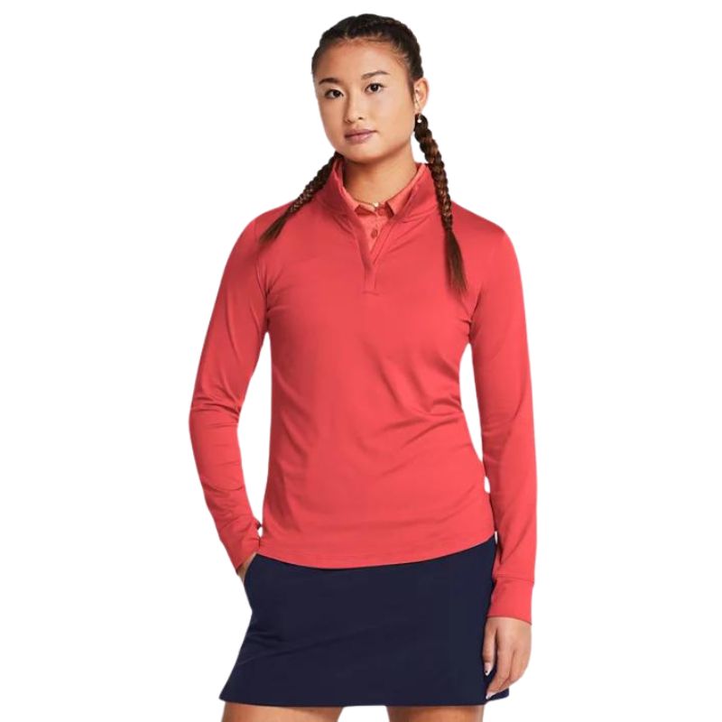 Under Armour Women&#39;s Playoff 1/4 Zip Women&#39;s Sweater Under Armour Red Solstice SMALL 