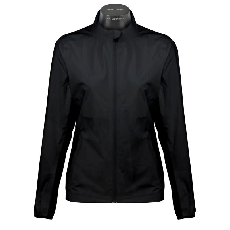 Sun Mountain Women&#39;s Monsoon Rain Jacket Black