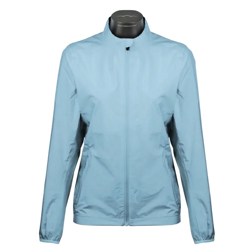 Sun Mountain Women&#39;s Monsoon Rain Jacket Soft Turquoise
