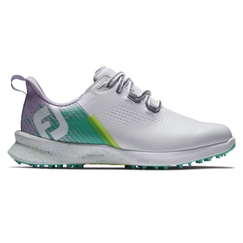 FootJoy Women&#39;s Fuel Golf Shoe Women&#39;s Shoes Footjoy White/Green Medium 8