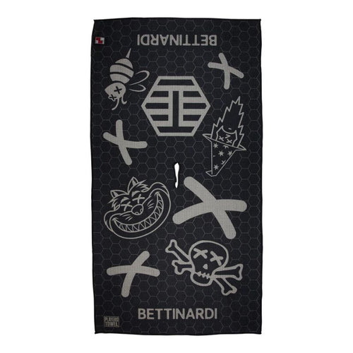 Bettinardi Poison Blackout Multi-Icon Players Towel