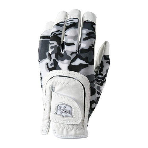 Wilson Staff Fit-All Golf Glove - Junior glove Wilson Left White/Black Camo OSFA
