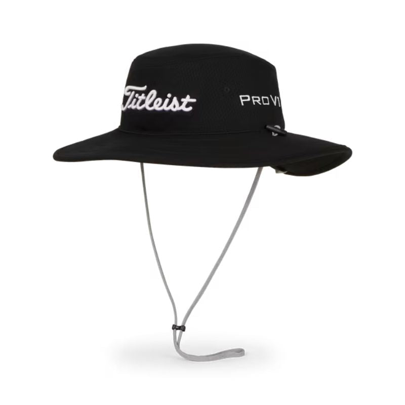 Titleist Tour Aussie Bucket Hat Hat Titleist Black OSFA 