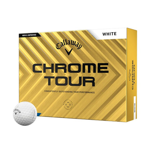 Callaway Chrome Tour Golf Balls Golf Balls Callaway White  