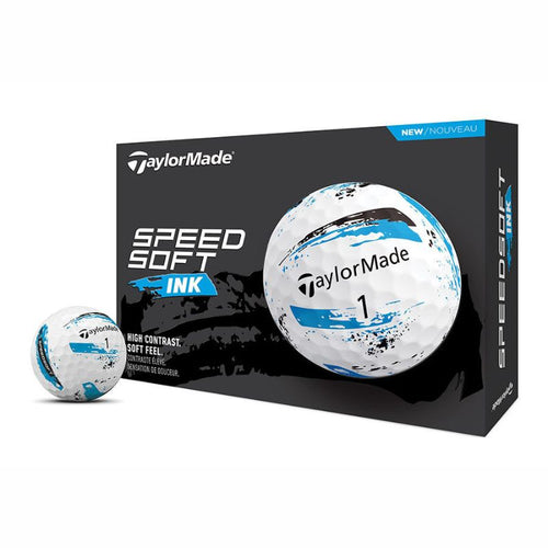 TaylorMade SpeedSoft Golf Ball - Ink Golf Balls Taylormade Blue  