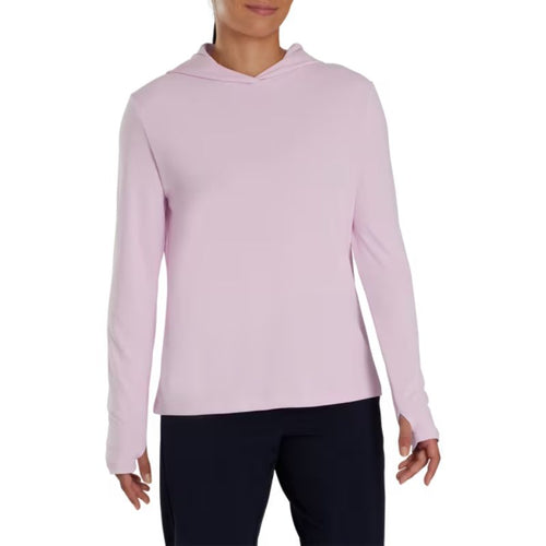 FootJoy Women's Pullover Sun Protection Hoodie Women's Sweater Footjoy Pink SMALL 