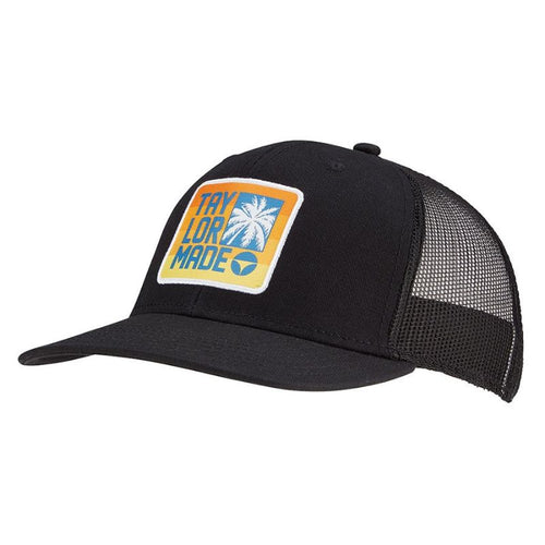 TaylorMade 2023 Sunset Trucker Snapback Hat Hat Taylormade Black OSFA 