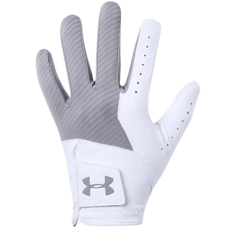 Under Armour Medal Golf Glove - Steel/White glove Under Armour Left Regular SMALL