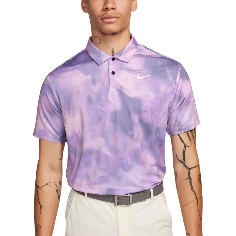 Nike Tour Dri-FIT Golf Polo Men&#39;s Shirt Nike Daybreak/White MEDIUM 