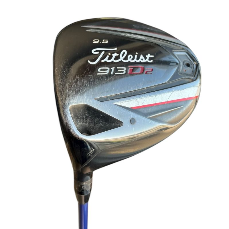 Titleist 913 D2 Driver - Used Left Stiff 9.5 MITSBISHI RAYON Diamana 62 x5ct