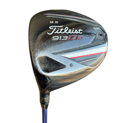 Titleist 913 D2 Driver - Used Left Stiff 9.5 MITSBISHI RAYON Diamana 62 x5ct