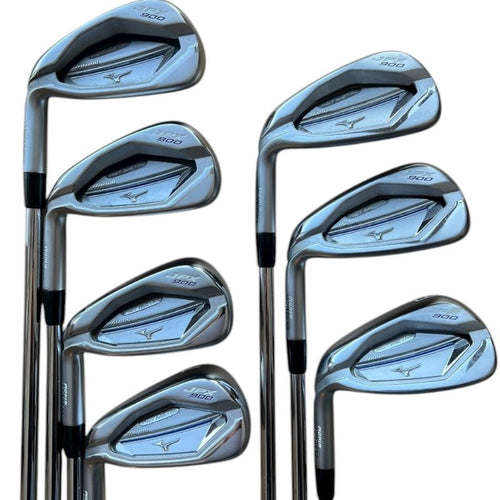 Mizuno JPX 900 Hot Metal Iron Set - 4-PW - Used Left Regular Steel - KBS Tour 110g