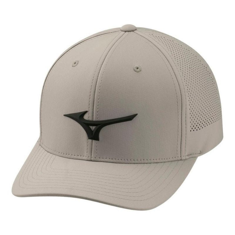 Mizuno Tour Vent Adjustable Hat Hat Mizuno Grey  
