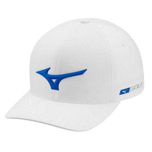Mizuno Tour Delta Fitted Hat Hat Mizuno White L/XL 