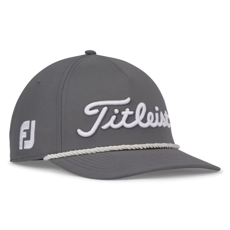 Titleist Tour Rope Hat Hat Titleist Charcoal/White OSFA 