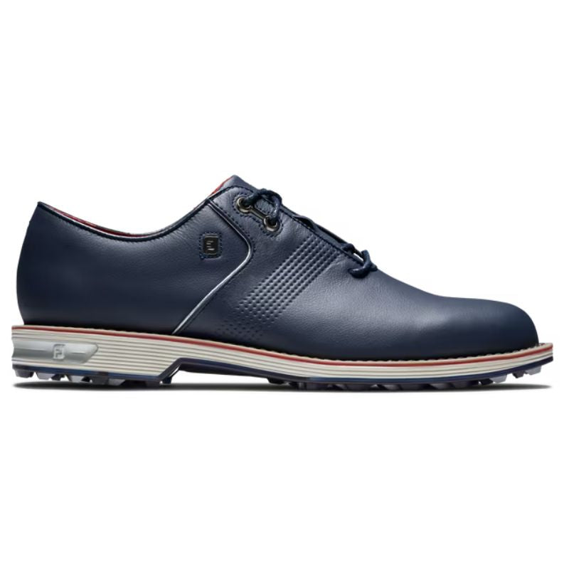 FootJoy Premier Series Golf Shoe - Flint Men&#39;s Shoes Footjoy Navy/Navy/Red Medium 9