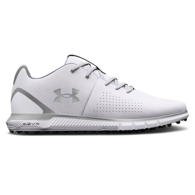Under Armour HOVR Fade 2 Golf Shoes - Wide Men's Shoes Under Armour White Wide 8