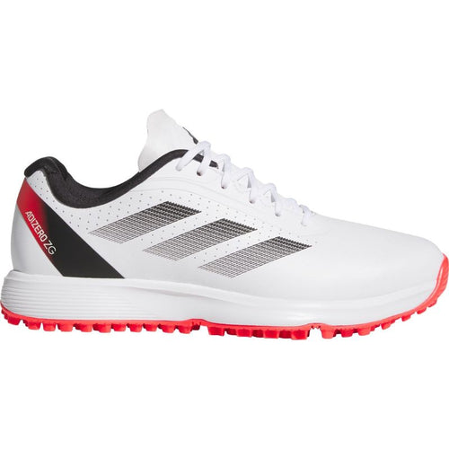 adidas Junior Adizero ZG Spikeless Golf Shoes Cloud White Lucid Red Core Black Medium