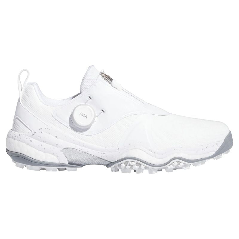 adidas Codechaos BOA 25 Spikeless Golf Shoes Cloud White Iron Metallic Grey Four Medium