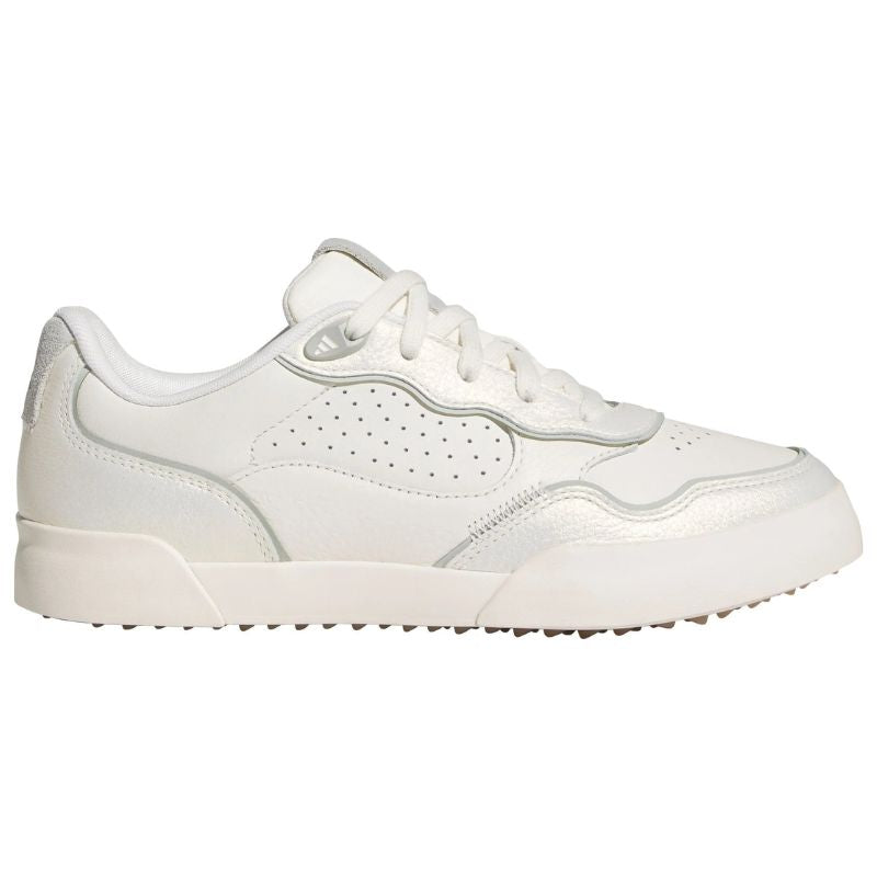 adidas Women's Retrocross 25 Spikeless Golf Shoes Off White Wonder Silver Gum4 Medium