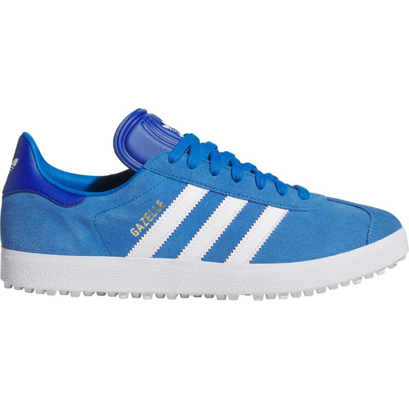 adidas Gazelle Spikeless Golf Shoes Bluebird Cloud White Team Royal Blue Medium