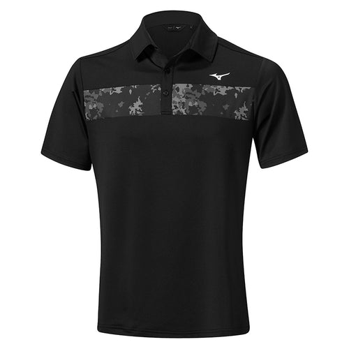 Under Armour UA Iso-Chill Floral Polo-Black / Electric Tangerine / Halo Gray