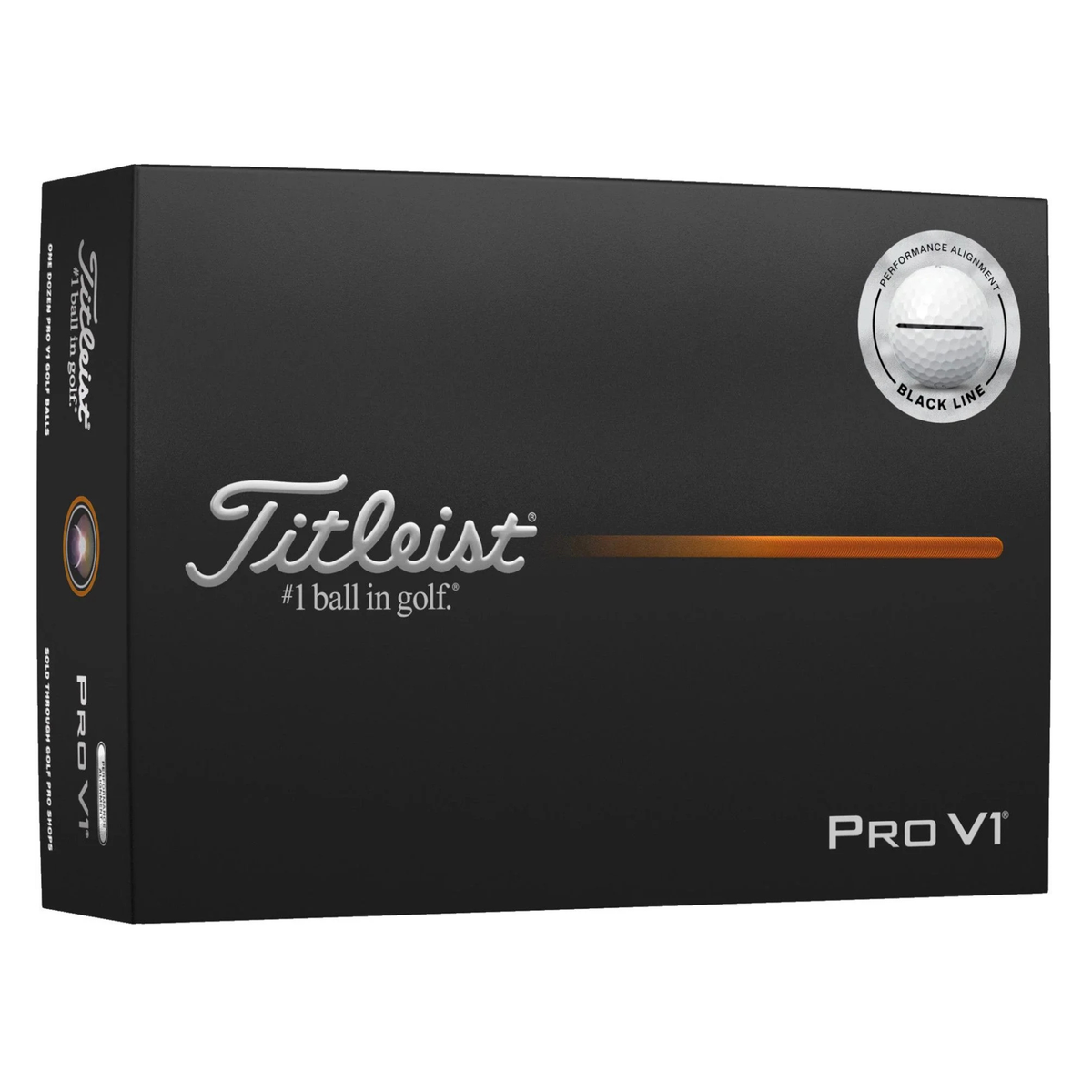 Titleist Pro V1 Performance Alignment Golf Balls Black
