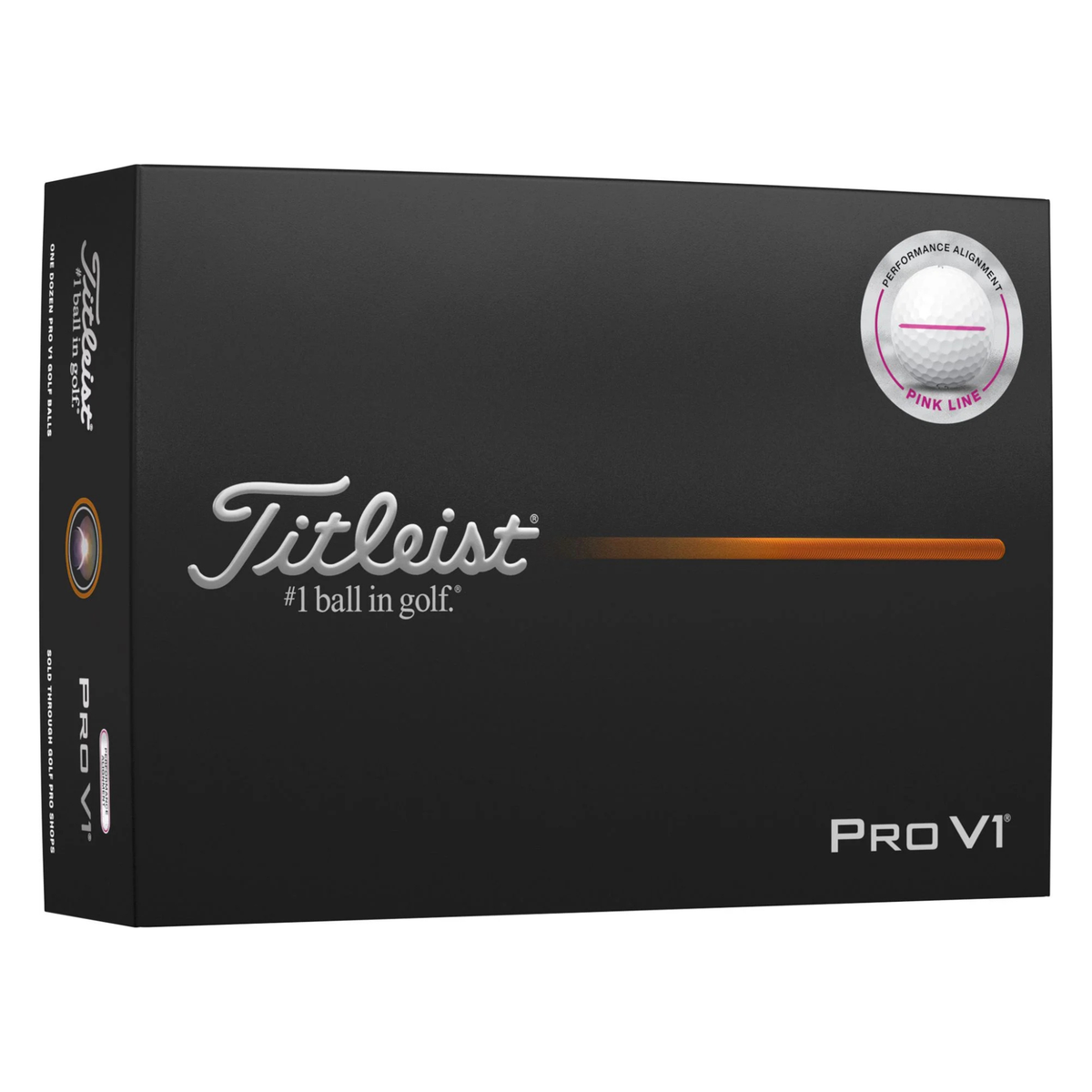 Titleist Pro V1 Performance Alignment Golf Balls Pink
